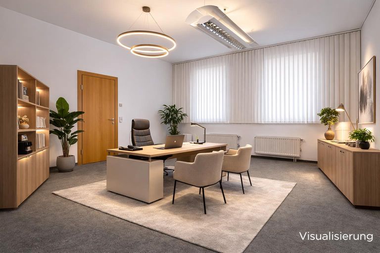 Visualisierung Büroraum