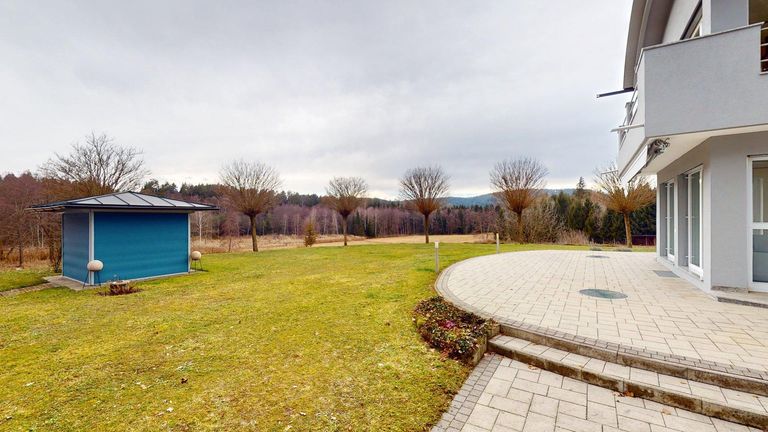 Garten und große Terrasse