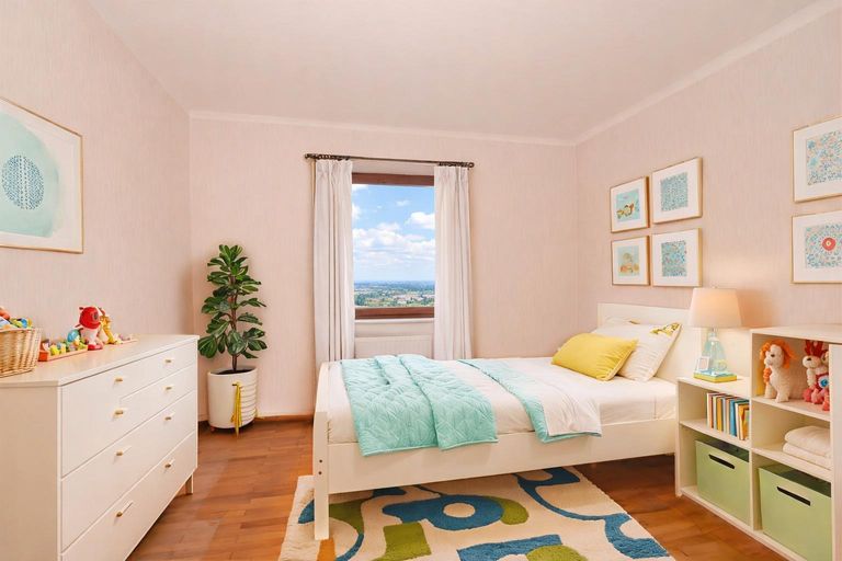 Kinderzimmer (virtuell eingerichtet)