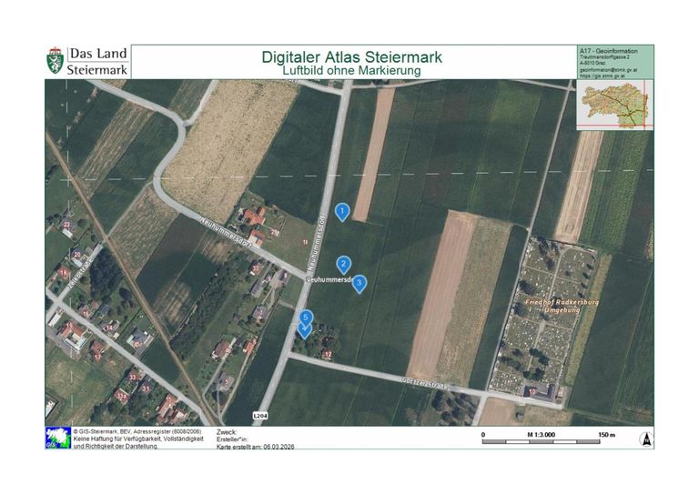 Luftbild ohne Markierung