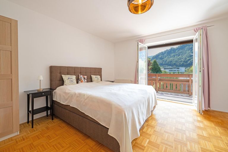 Innenansicht eines Schlafzimmers 