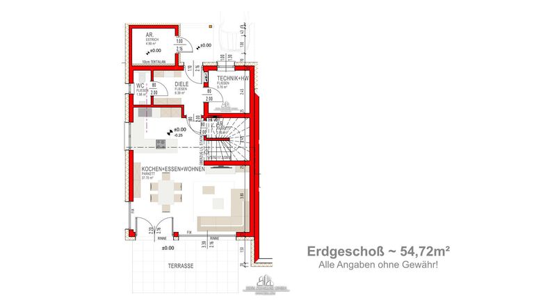 Grundriss Erdgeschoß