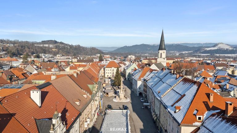 Drohnenaufnahme Hauptplatz