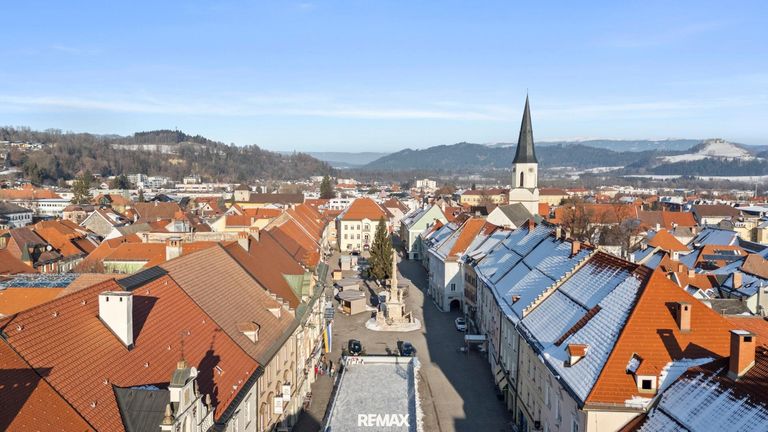 Drohnenaufnahme Hauptplatz