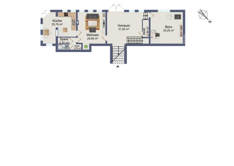 schematischer Grundriss