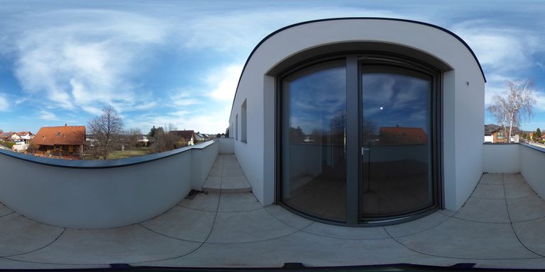 Balkon im Obergeschoss