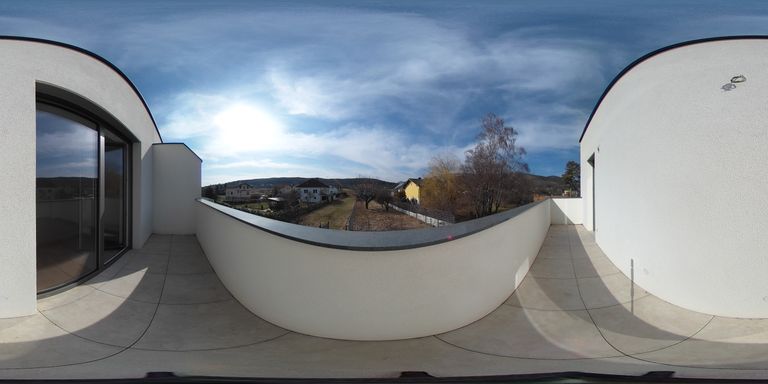 Balkon im Obergeschoss