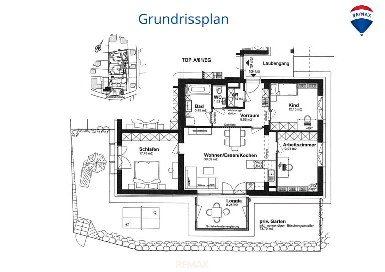 Grundrissplan
