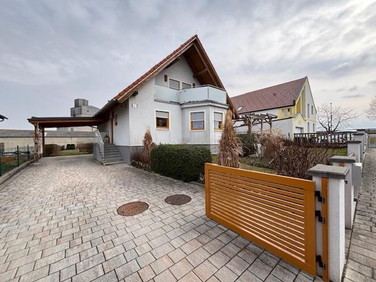 Einfahrt mit ALU - Zaun