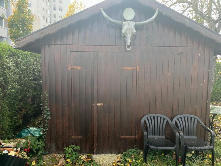 Geräteschuppen im Garten