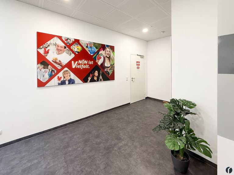 Eingang zu den Büroflächen